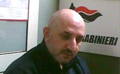 Gerlandino Messina dopo l'arresto